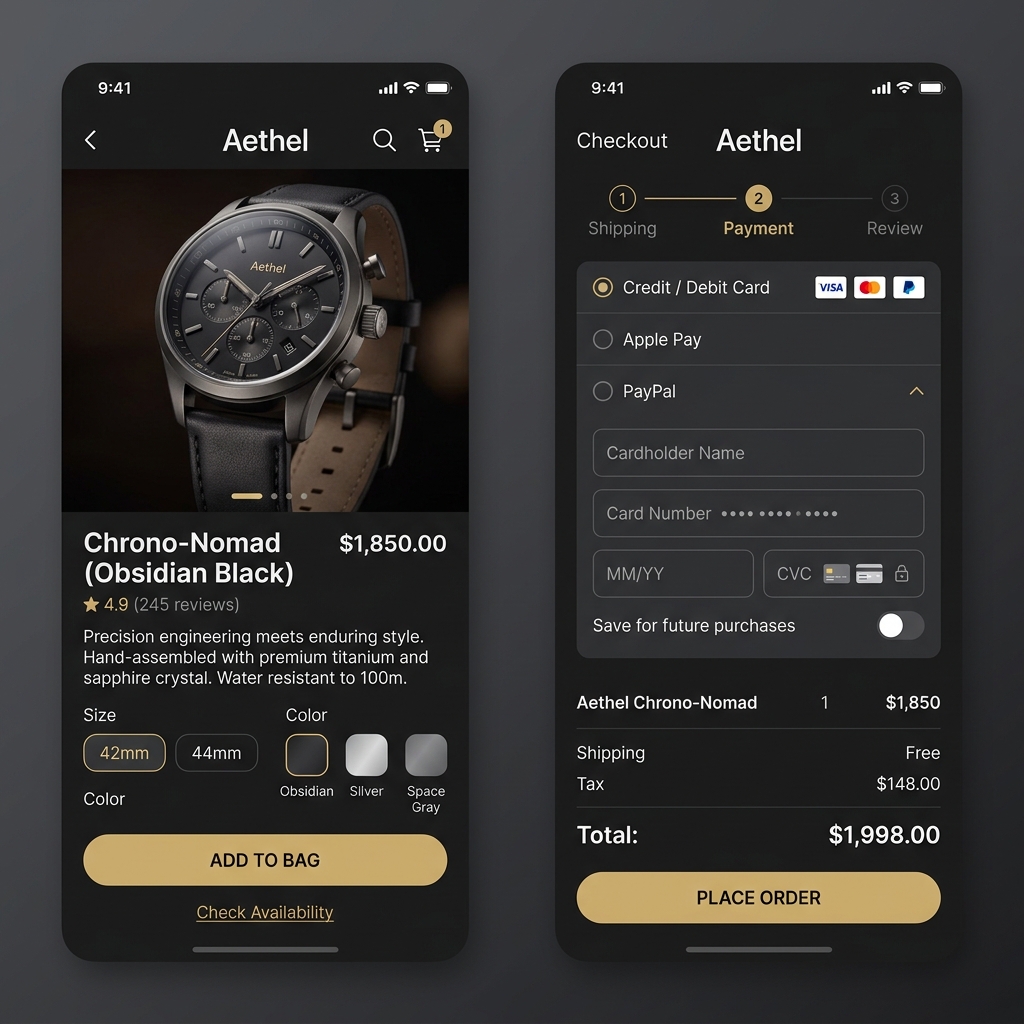 Mobile Checkout Workflow